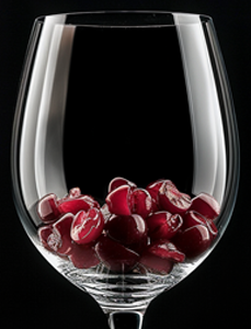 cherry wine glass