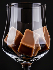 rum toffee glass