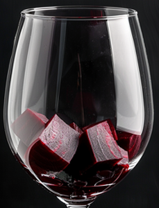 beetroot wine glass