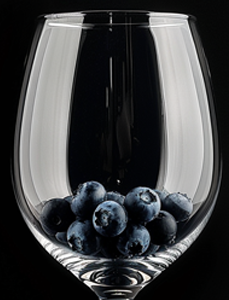 blueberry wine glass