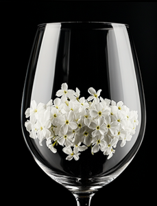 jasmine wine glass