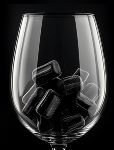 liquorice wine glass