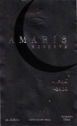 Amaris reserve 2020 front label
