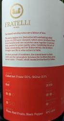 Fratelli Cabernet Franc Shiraz