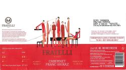 Fratelli Cabernet Franc Shiraz label
