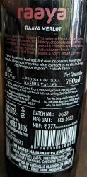 Raaya Merlot